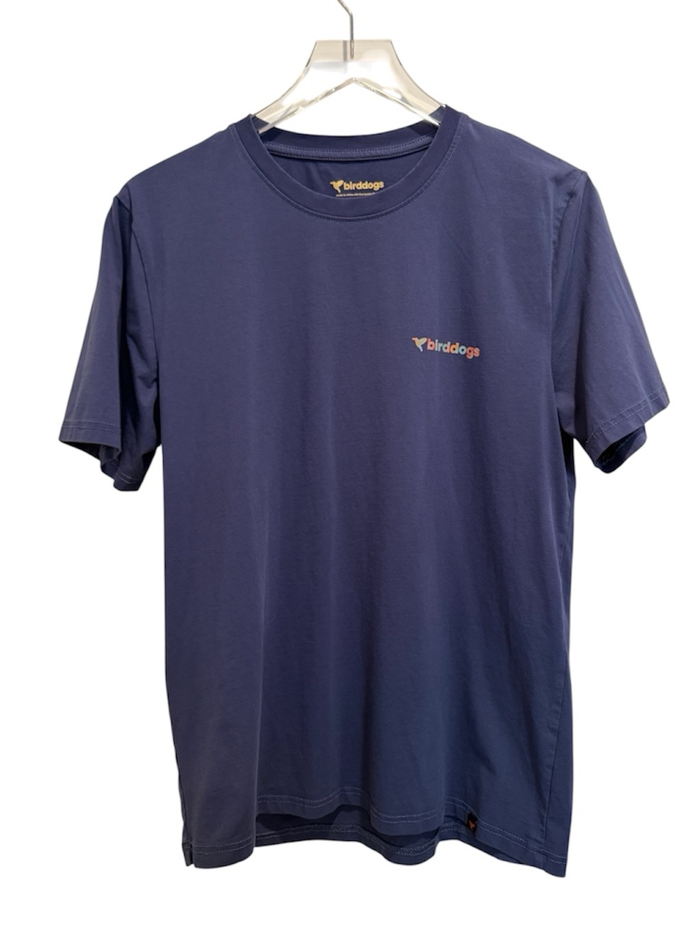 BIRDDOGS Men’s Performance Tee in Blue size‎ Medium Crewneck Short Sleeve
